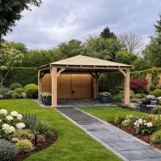 Heritage Garden Retreat Gazebo | Felt-Free Roof, Handcrafted & Installed
