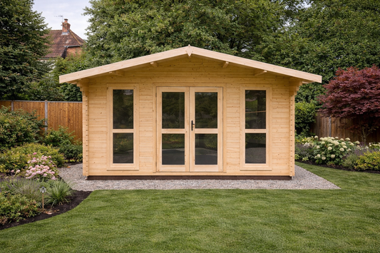 5m x 3.8m Log Cabin | Premium 44mm Garden Cabin UK