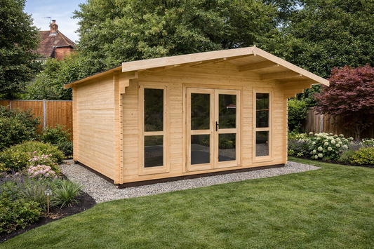 5m x 3.8m Log Cabin | Premium 44mm Garden Cabin UK