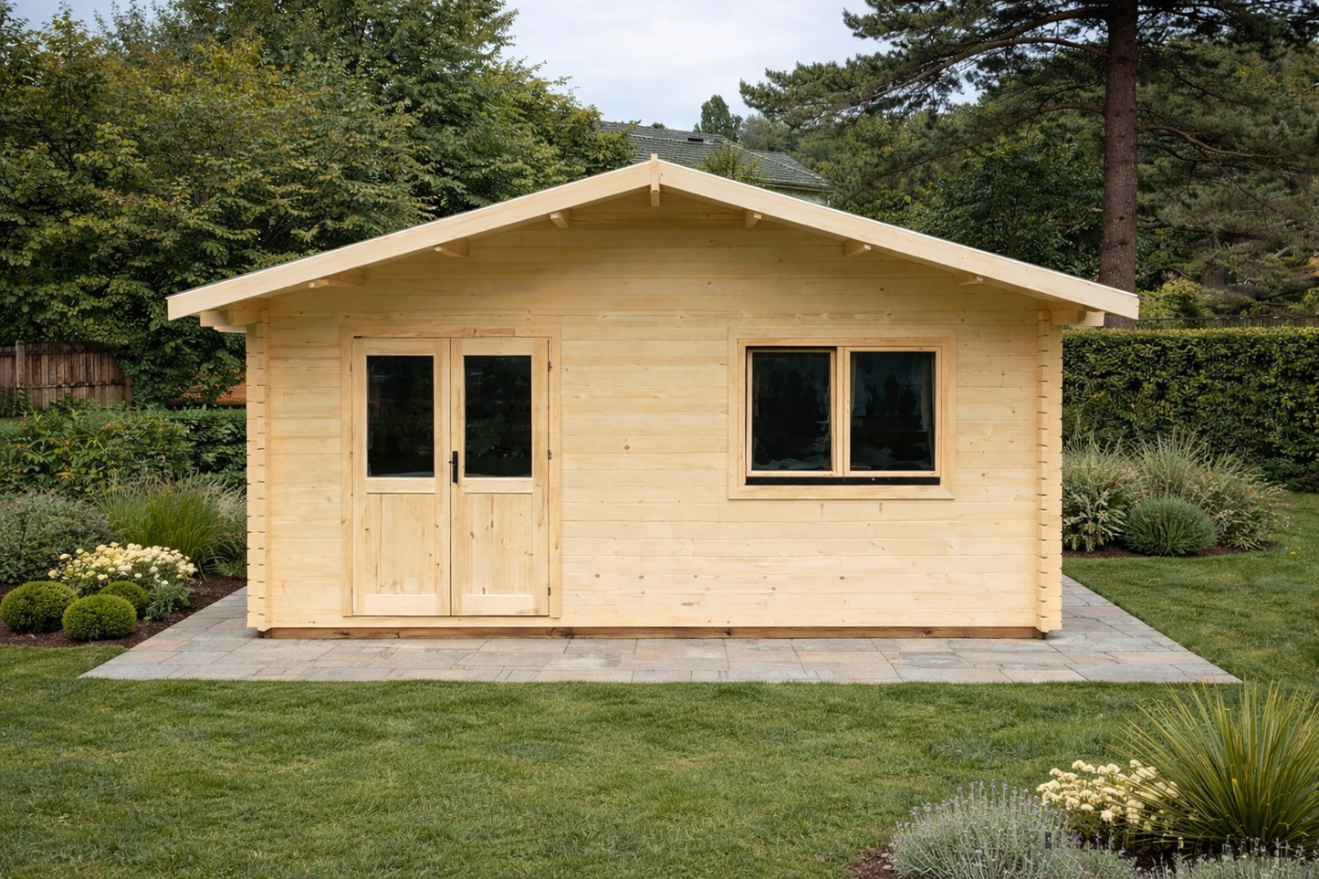 6m x 6m Log Cabin | Premium 44mm Garden Cabin UK