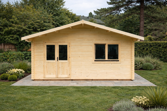 6m x 6m Log Cabin | Premium 44mm Garden Cabin UK